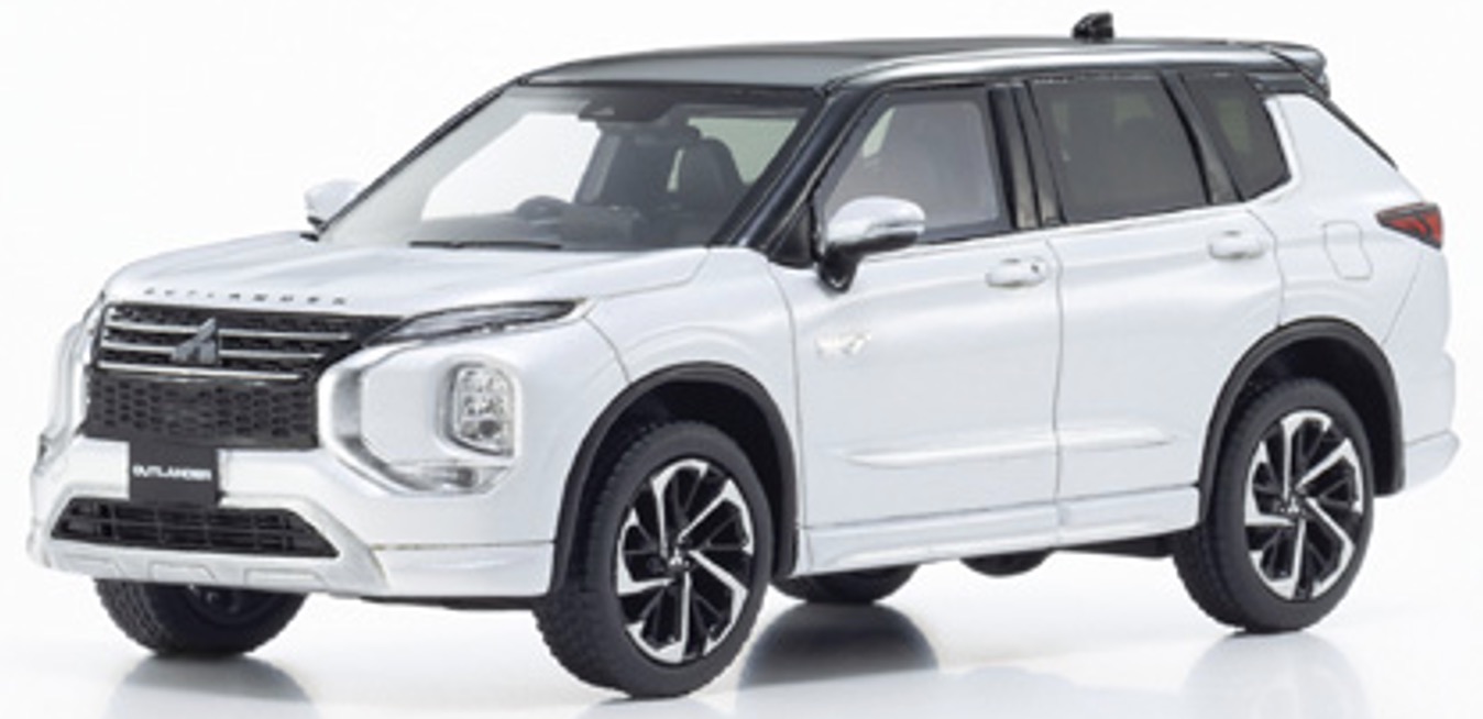 [予約] 京商 1/43 ミツビシ アウトランダー ホワイト　KSR43128W