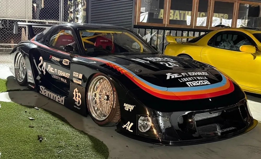 [予約] アイドロン 1/43 LB-スーパーシルエット マツダ FD3S RX-7 ブラック (Fi Exhaust) (限定120台)　LB028F