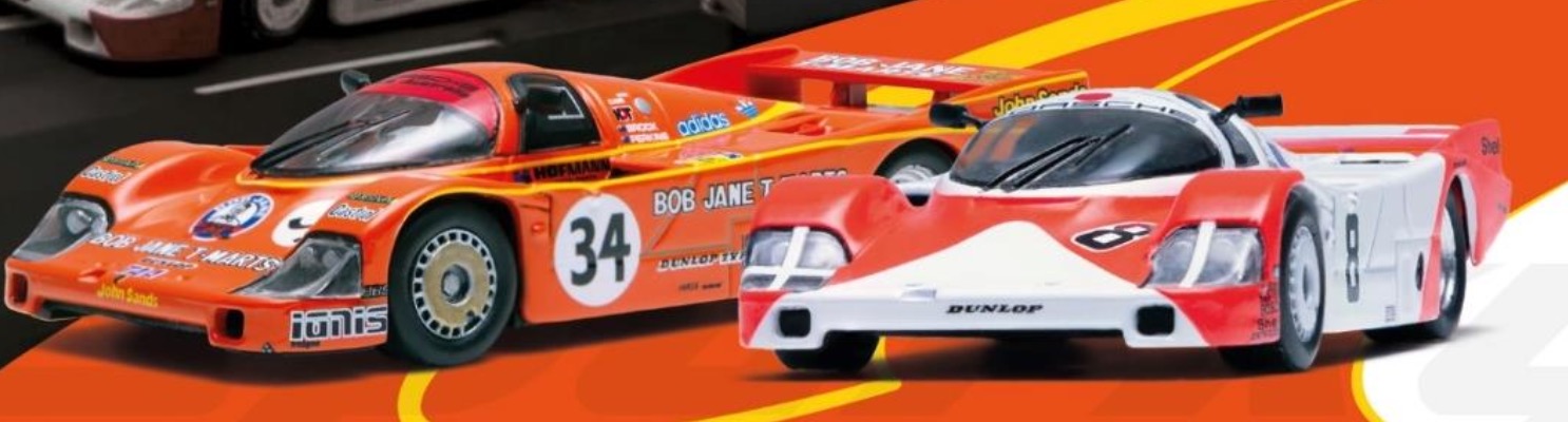 [予約] タイニー×スパーキー 1/64 ポルシェ 956 ルマン 1983 No.8 No.34 2台セット　YCOMBO64014