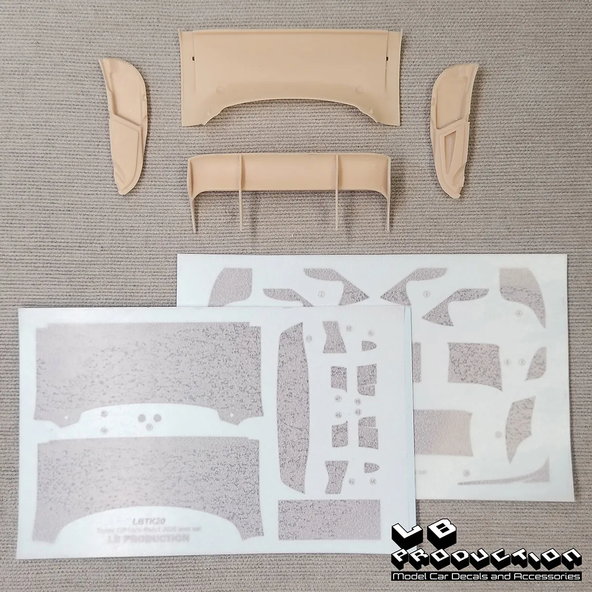 [予約] LBプロダクション 1/24 トヨタ GR ヤリス ラリー1 2026 エアロパーツセット ベルキット対応　LBTK20