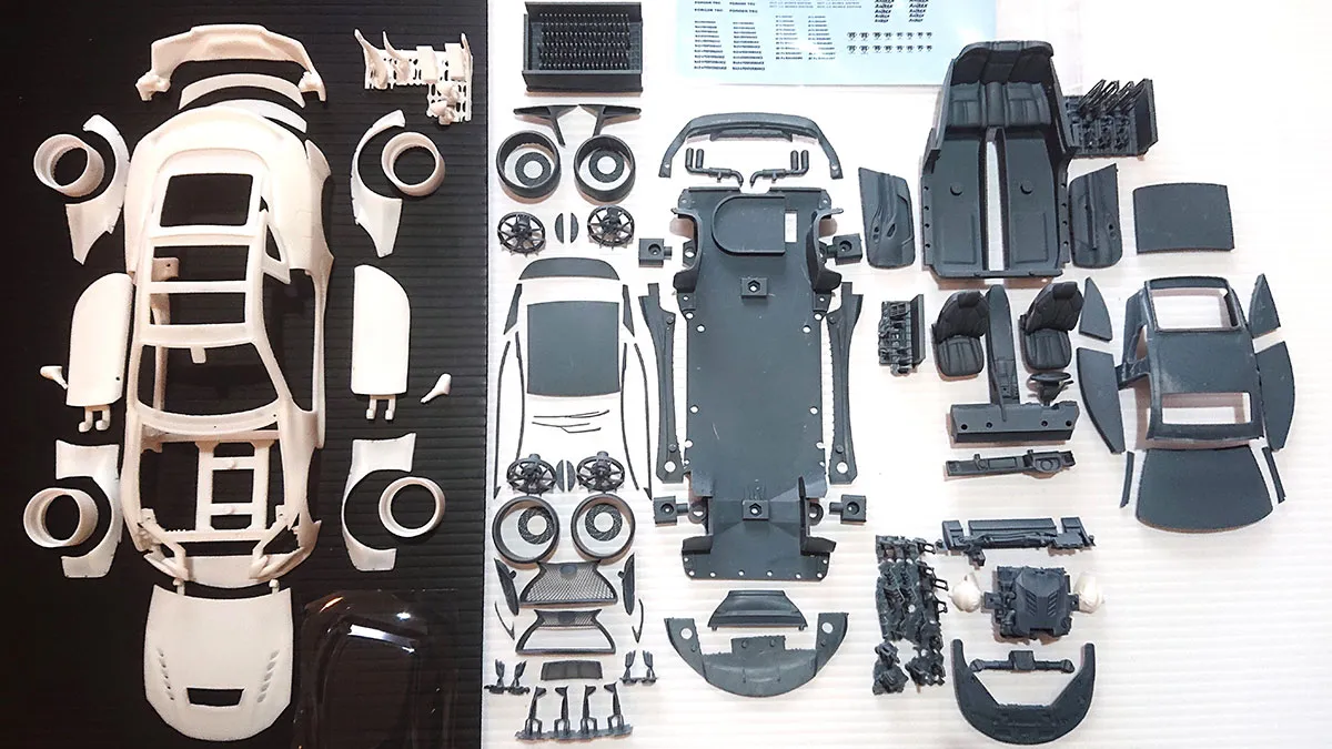 [予約] yuyuSuSuデザイン 1/24 3Dプリントキット LB works レクサス LC500　YSD2401