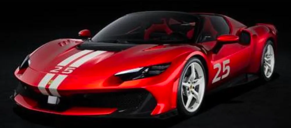 [予約] スパーク/ルックスマート 1/12 フェラーリ 296 スペチアーレ A ロッソ マグマ ウィズ ホワイト リバリー　LS1220B