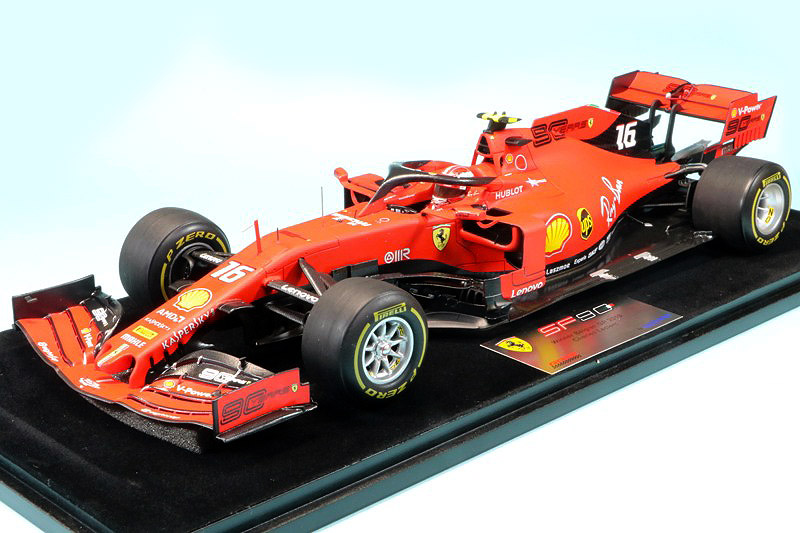 ルックスマート 1/18 フェラーリ SF90 ベルギーGP 2019 C.ルクレール 友に捧げる初優勝　LS18F1023