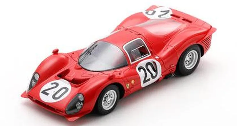 [予約] スパーク/ルックスマート 1/18 フェラーリ 330 P3 No.20 ルマン 1966 M.パークス - L.スカルフィオッティ　LS18LM038