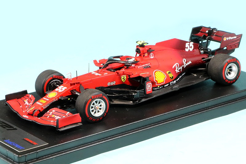 ルックスマート 1/43 フェラーリ SF21 モナコGP 2021 2nd C.サインツ　LSF1037