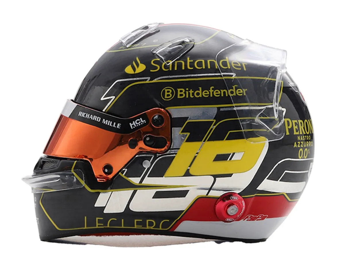 予約] ルックスマート 1/5 ヘルメット C.ルクレール イタリアGP