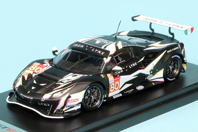 ルックスマート 1/43 フェラーリ 488 GTE Evo ルマン 24h 2021 Iron Lynx LMGTE-Am 3rd No.80　LSLM130