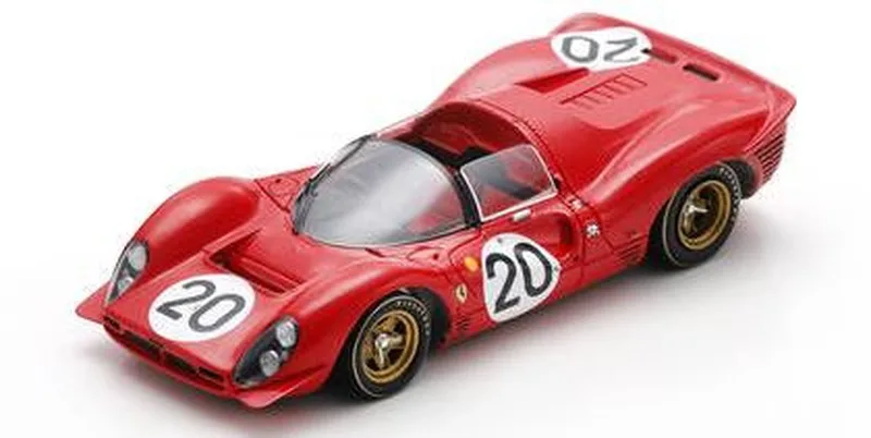 [予約] スパーク/ルックスマート 1/43 フェラーリ 330 P3/4 No.20 ルマン 1967 クリス・アモン - ニノ・バッカレラ　LSLM155