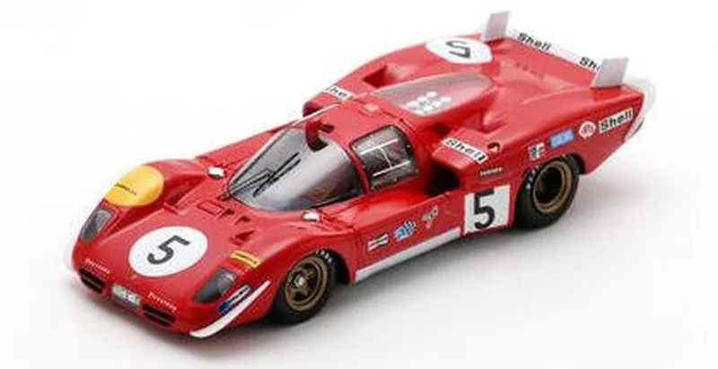 [予約] スパーク/ルックスマート 1/43 フェラーリ 512 S No.5 ルマン 1970 J.イクス - P.シェッティ　LSLM173