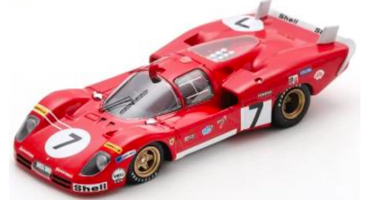 [予約] スパーク/ルックスマート 1/43 フェラーリ 512 S No.7 ルマン 1970 D.ベル／R.ピーターソン　LSLM176