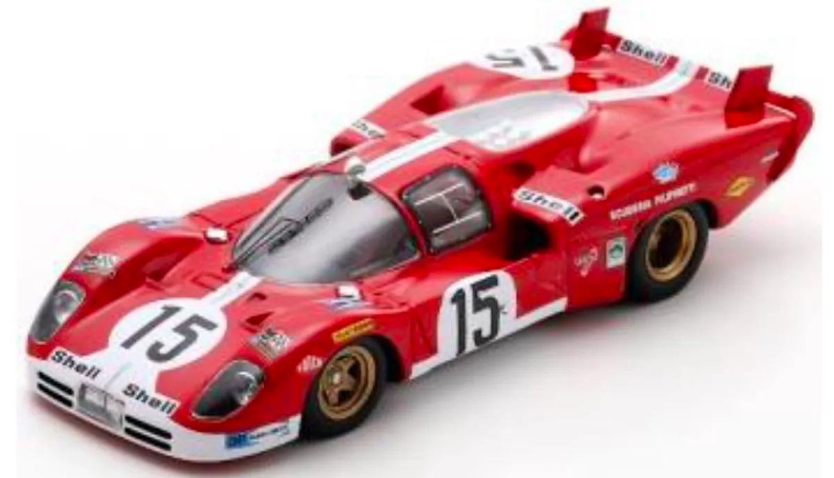 [予約] スパーク/ルックスマート 1/43 フェラーリ 512 S No.15 ルマン 1970 M.パークス／H.ミューラー　LSLM178