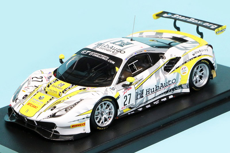 ルックスマート 1/43 フェラーリ 488 GT3 カリフォルニア 8h 2019 Winner No.27　LSRC067