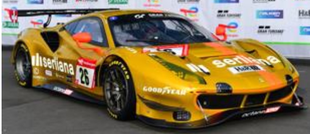 [予約] ルックスマート 1/43  フェラーリ 488 GT3 Evo. ニュル 24h 2022 No.26　LSRC149