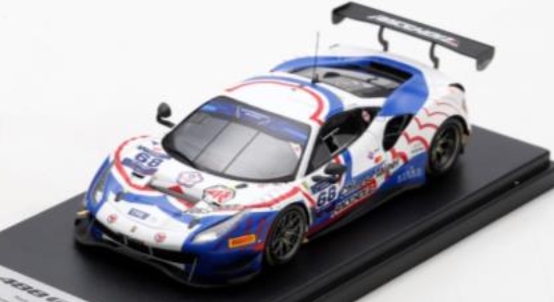 [予約] ルックスマート 1/43 フェラーリ 488 GT3 Evo. GTスピリットカップ ポールリカール 2022 NO.68　LSRC155