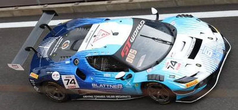 [予約] スパーク/ルックスマート 1/43 フェラーリ 296 GT3 EVO No.74 Kessel Racing 10位 24h スパ 2026 D.ブラットナー - M.ジョベール - D.マーシャル - B.タック　LSRC227
