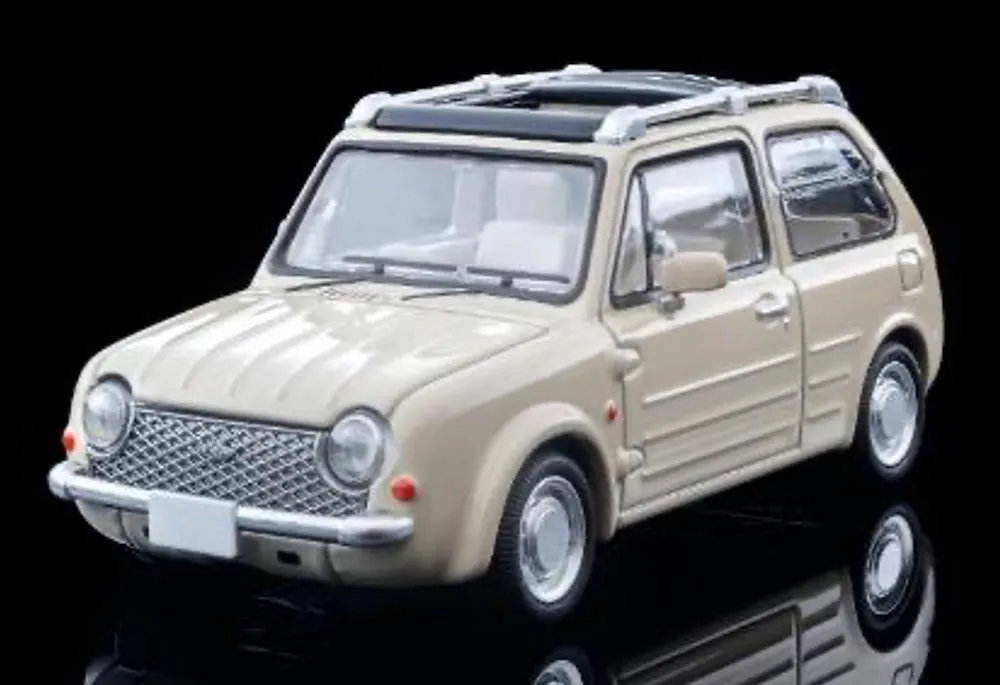 [予約] TLV-ネオ 1/64 ニッサン パオ キャンバストップ 1989 アイボリー　LV-N394a