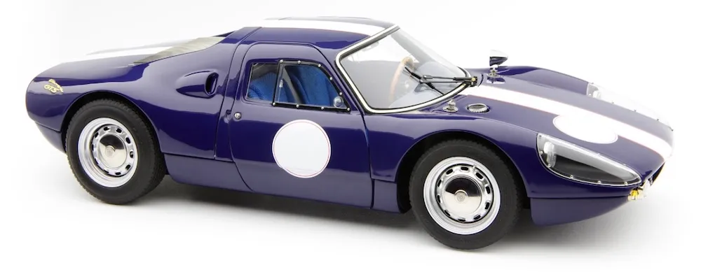 [取り寄せ] CMC 1/18 ポルシェ 904 GTS ボナムズ スコッツデールオークション 2017 ダークブルー セブリングエキゾースト　M-237