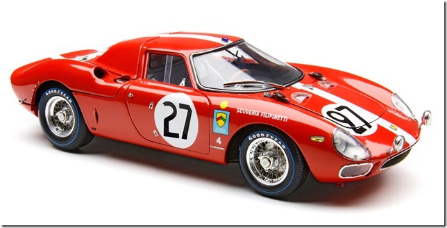 予約] CMC 1/18 フェラーリ 250 LM 6位 ルマン 1965 No.27 シャシー