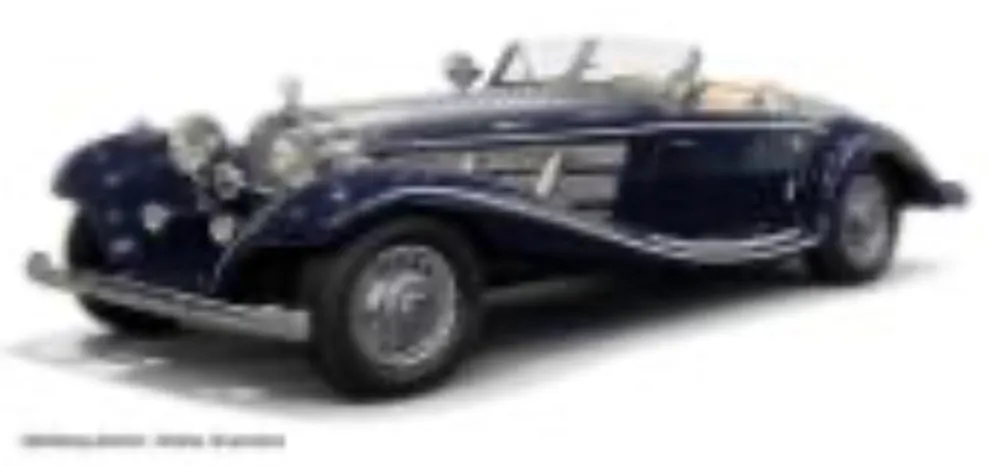 予約] CMC 1/18 メルセデスベンツ 500K スペシャルロードスター ブルー