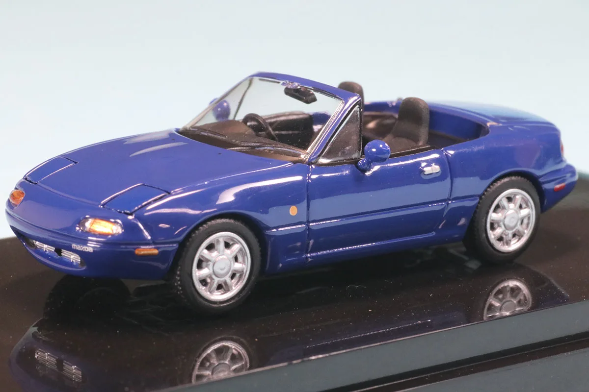 モーターヘリックス 1/64 マツダ ユーノス ロードスター (NA) ラグナブルー ルーフパーツ&おまけパーツ付き 　M60202R