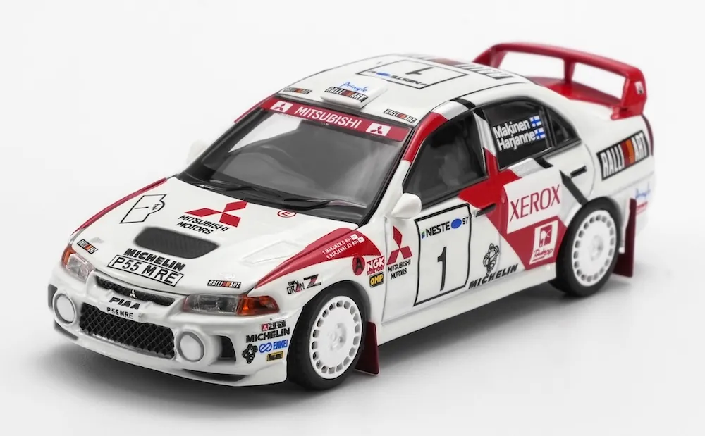 [予約] モーターヘリックス 1/64 ミツビシ ランサーエボリューション4 GSR 1997 フィンランドラリー ウィナー　M64030