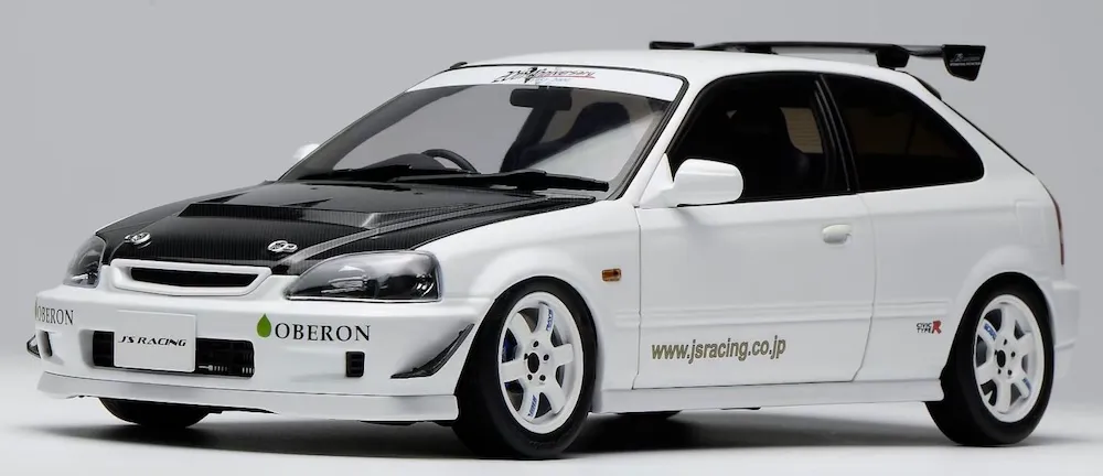 [予約] モーターヘリックス 1/18 ホンダ シビック タイプR (EK9) J's Racing　M85013