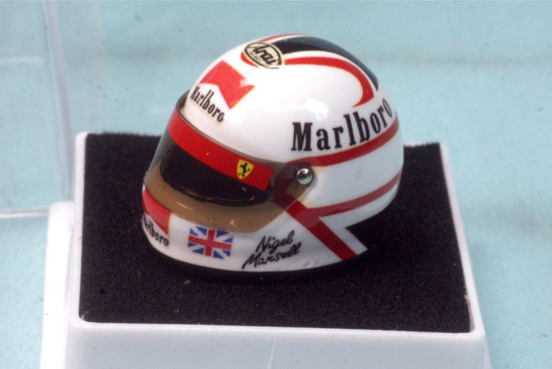JFクリエーション 1/12 ヘルメット ナイジェル・マンセル 1990