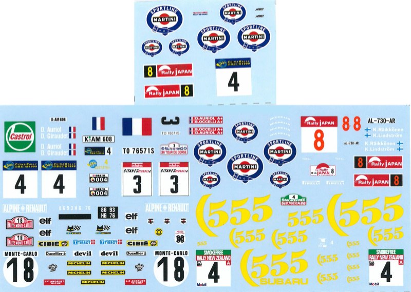 ミュージアムコレクション 1/43 週間ラリーカーコレクションタバコ3