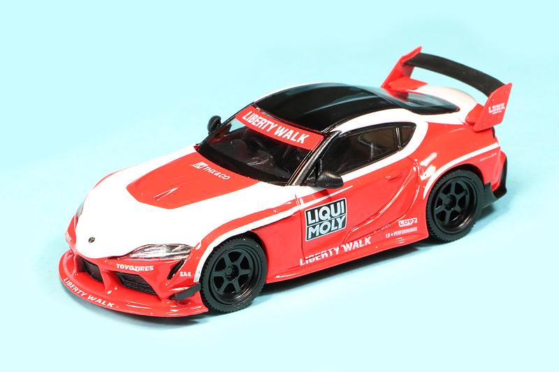 MINI-GT 1/64 LB★WORKS GR スープラ "LIQUI MOLY" レッド/ホワイト　MGT00290-R