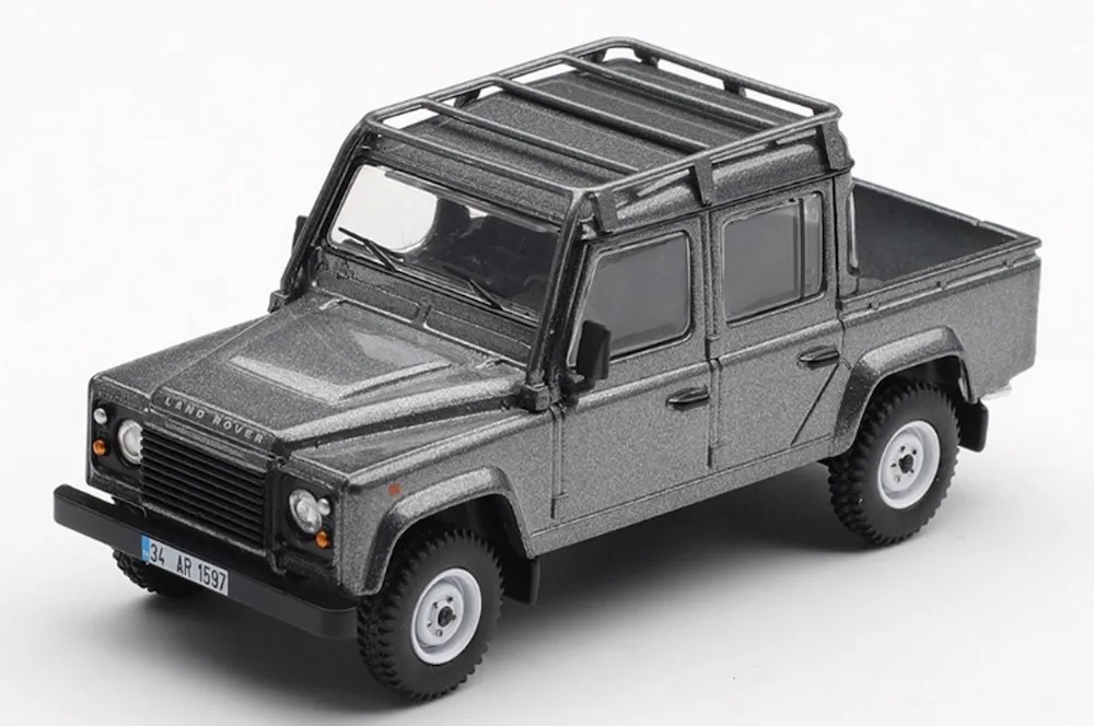 [予約] MINI-GT 1/64 ランドローバー ディフェンダー 110 クルーキャブ「スカイフォール」2012 日本限定パッケージ　MGT00918-007J