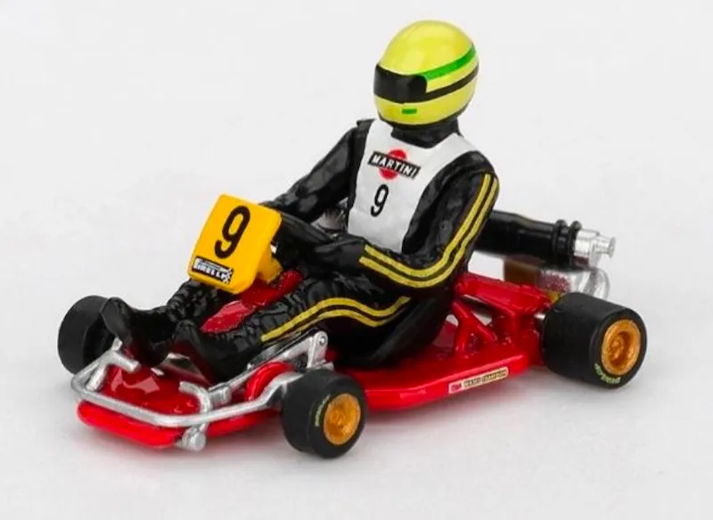 [予約] MINI-GT 1/64  セナ カート フォーミュラK 世界カート選手権 1981 No.9 アイルトン・セナ　MGT01155-L