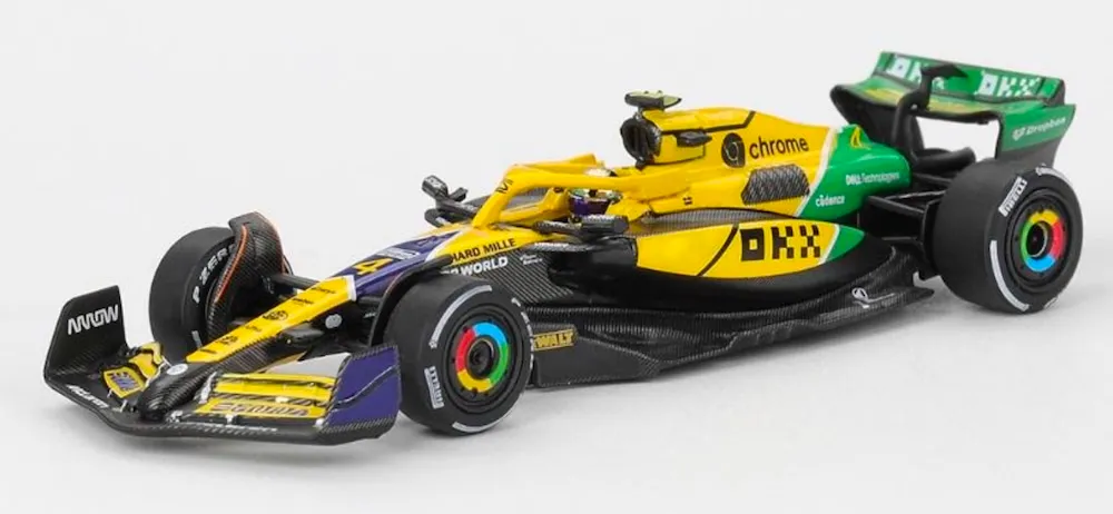 予約] MINI-GT 1/64 マクラーレン F1 MCL38 2024 No.4 モナコブドウ