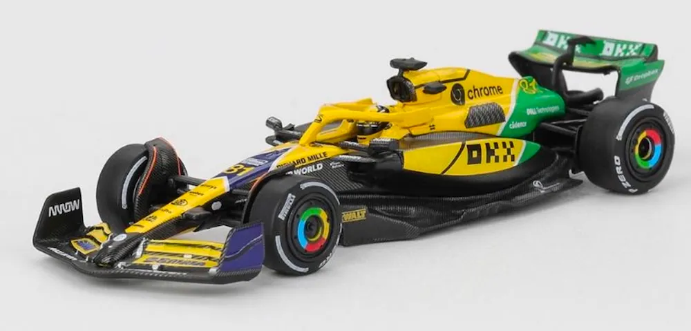 予約] MINI-GT 1/64 マクラーレン F1 MCL38 2024 2位入賞車 No.81
