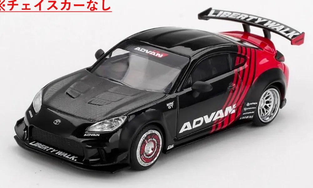 予約] MINI-GT 1/64 トヨタ GR86 LB☆ネイション アドバン (右ハンドル
