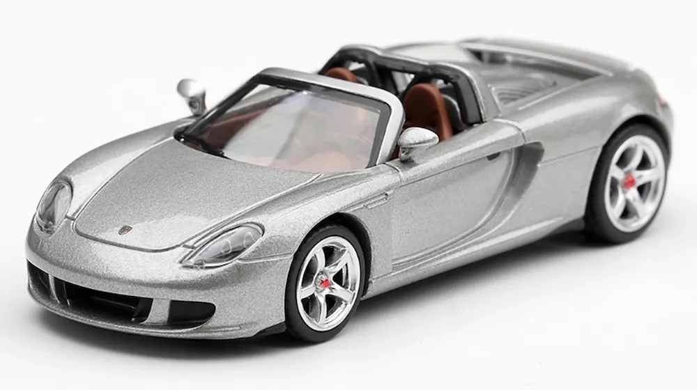 [予約] MINI-GT 1/64 ポルシェ カレラ GT GT シルバー (左ハンドル)　MGT01236-L