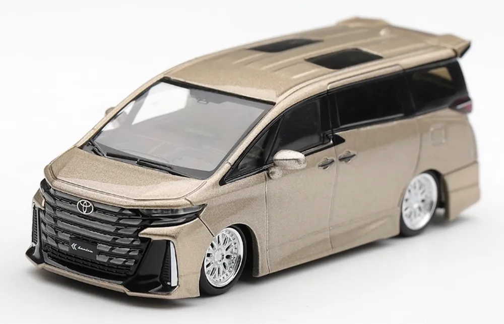 [予約] MINI-GT 1/64 トヨタ ヴェルファイア 40 KUHL ゴールドメタリック (右ハンドル)　MGT01335-R