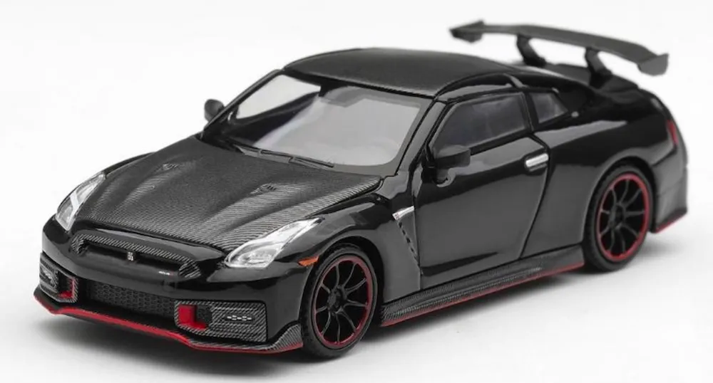 [予約] MINI-GT 1/64 ニッサン GT-R ニスモ 2024 ブラック (左ハンドル)　MGT01338-L