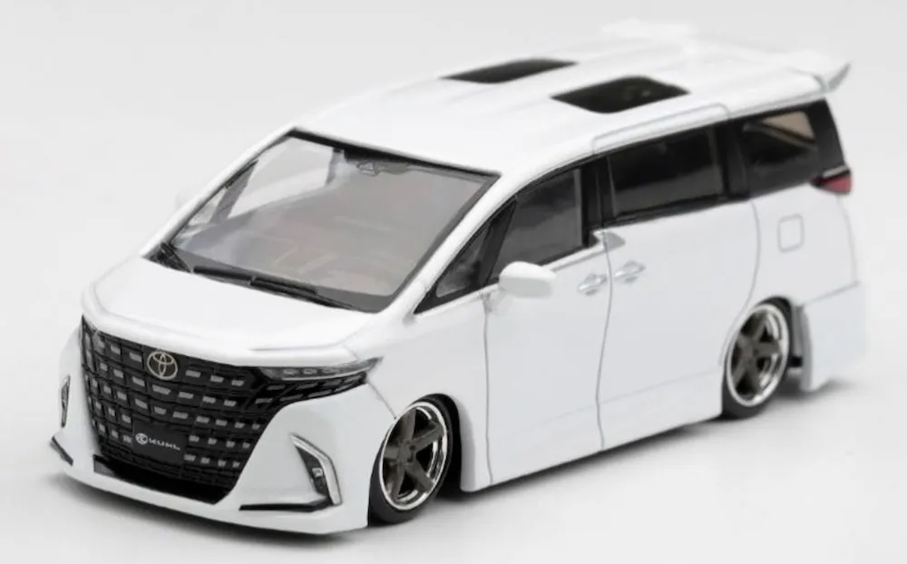[予約] MINI-GT 1/64 トヨタ アルファード 40 KUHL ホワイト (左ハンドル)　MGT01339-L