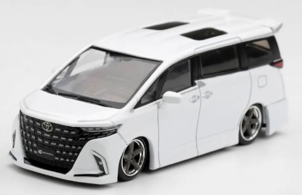 [予約] MINI-GT 1/64 トヨタ アルファード 40 KUHL ホワイト (右ハンドル)　MGT01339-R