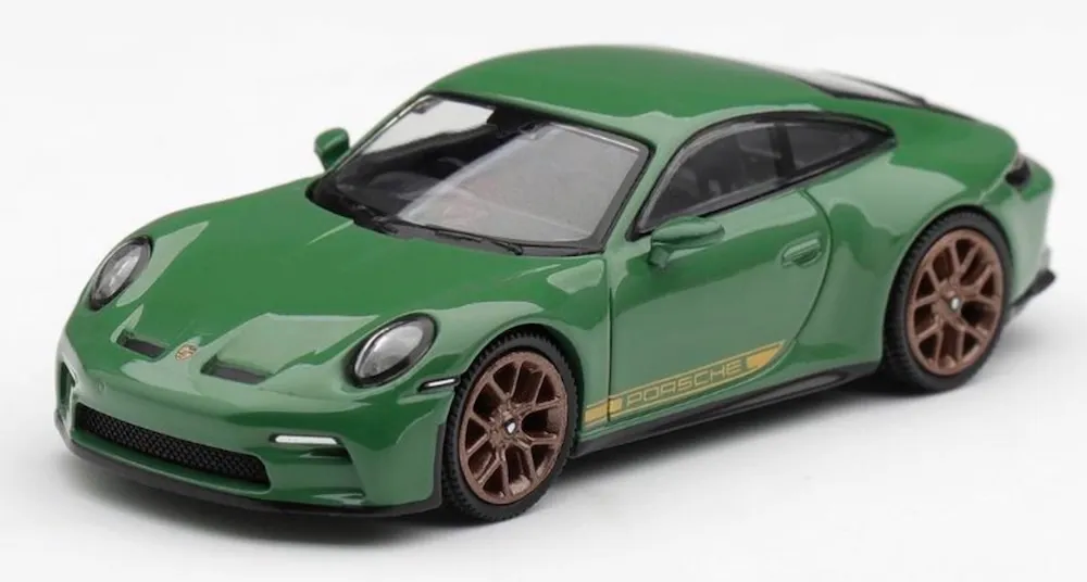 [予約] MINI-GT 1/64 ポルシェ 911 (992) GT3 ツーリング オーラティウムグリーン (右ハンドル)　MGT01341-R