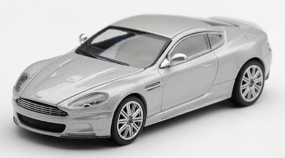 [予約] MINI-GT 1/64 アストンマーチン DBS 2008 ライトニングシルバー 2008 (右ハンドル)　MGT01360-R