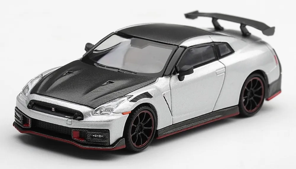 [予約] MINI-GT 1/64 ニッサン GT-R Nismo 2024 シルバー (左ハンドル)　MGT01361-L