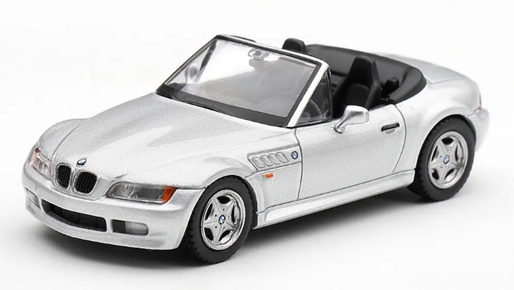 [予約] MINI-GT 1/64 BMW Z3 チタンシルバー (左ハンドル)　MGT01415-L