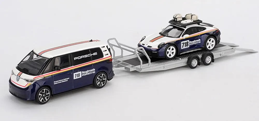マルチネス　ポルシェ 予約] MINI-GT 1/64 ポルシェ 911 ダカール No.718