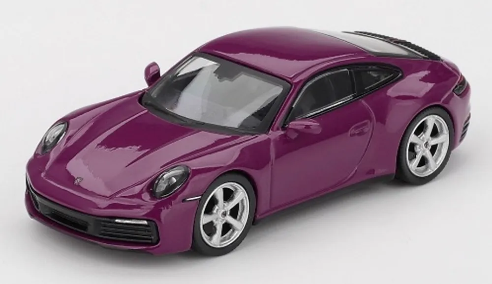 予約] MINI GT 1/64 ポルシェ 911 (992.1) ルビーストーンレッド