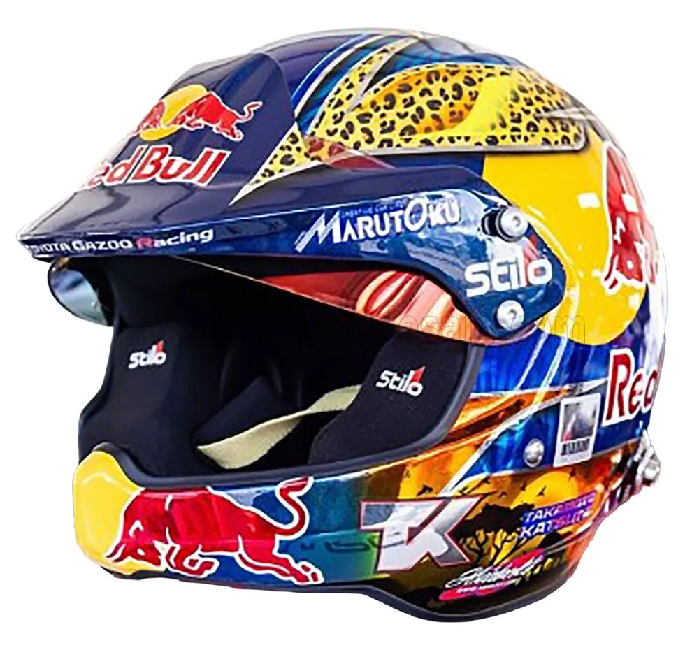 [予約] スティーロ 1/2 ヘルメット 勝田貴元 トヨタ ヤリスGR ラリー1 2025 サファリラリー　MH2508