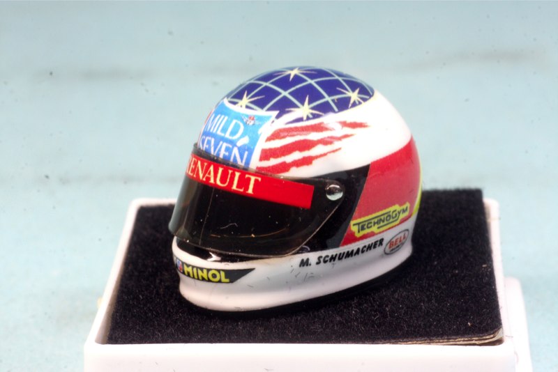JFC F1 ヘルメット ミハエル・シューマッハ 1996 1/12 JFC F1 ヘルメット ミハエル・シューマッハ 1996 1/12