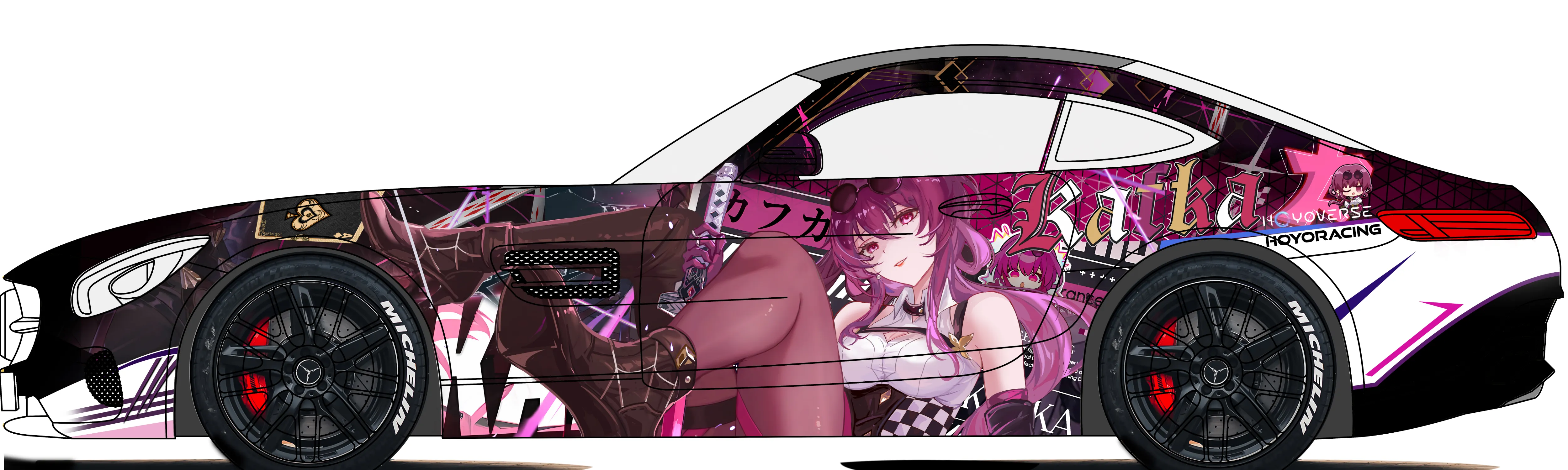 予約] ミニチュアデカール 1/24 メルセデス SLS AMG 崩壊スターレイル