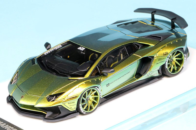 Miniature Specials 1/43 LB★PERFORMANCE アヴェンタドール LP750-4 SV カメレオングリーン004　MS43001CG004