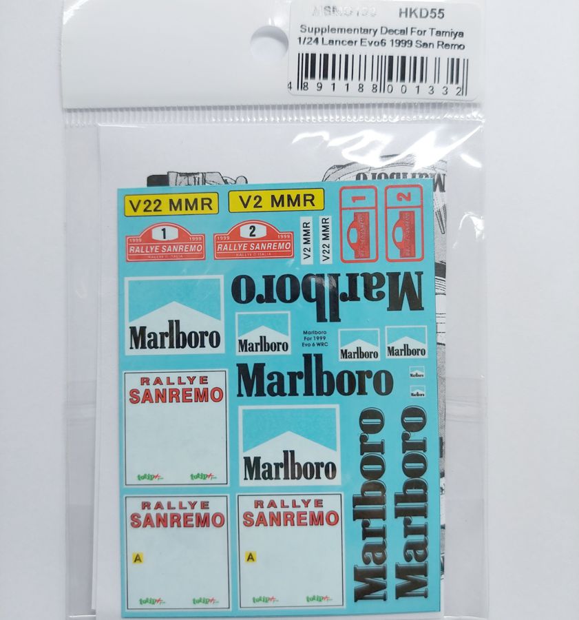 MSMクリエイション 1/24 ミツビシ ランサー Evo.6 1999 サンレモ